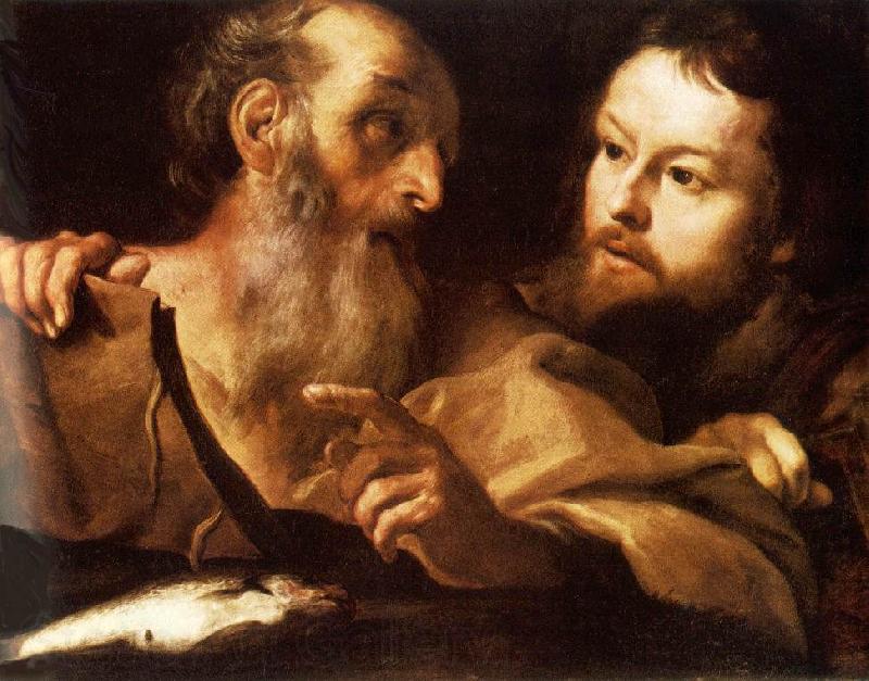 Gian Lorenzo Bernini Saint Andrew and Saint Thomas France oil painting art